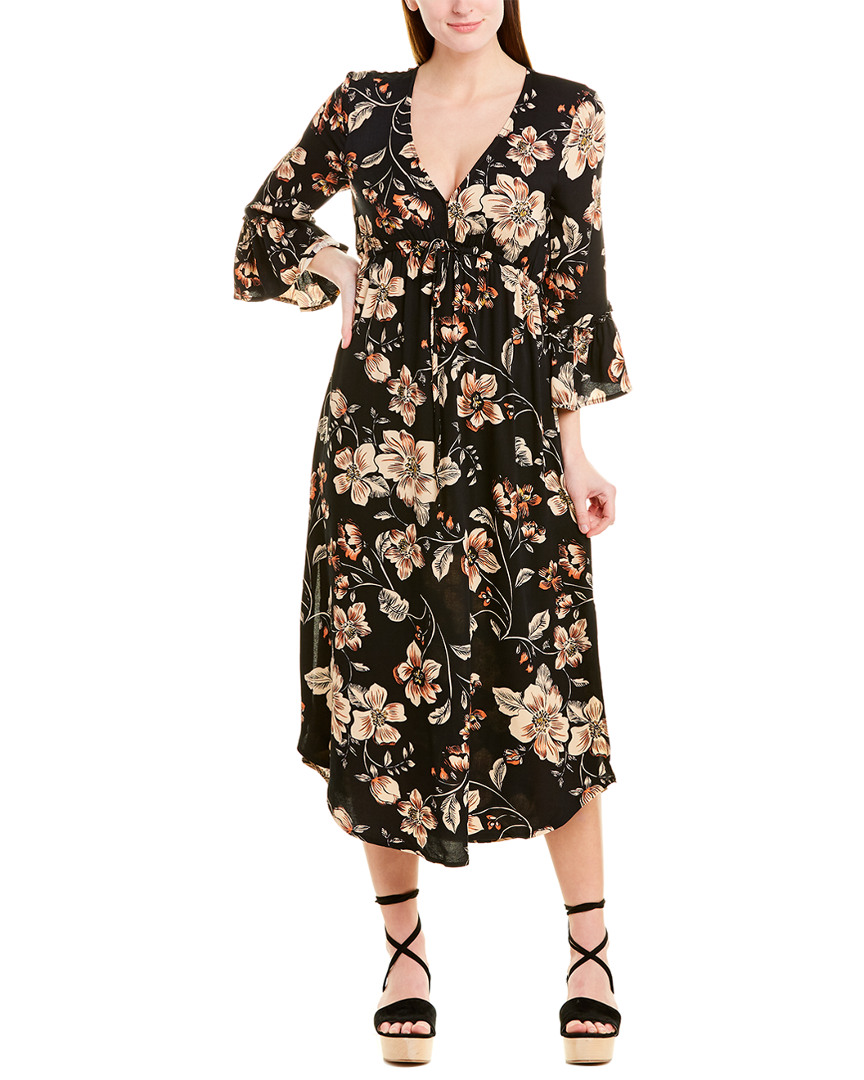 Image of Saltwater Luxe Floral Midi Dress