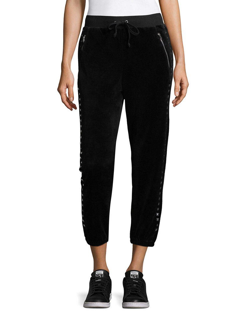 Juicy Couture Silverlake Studded Capris In Nocolor