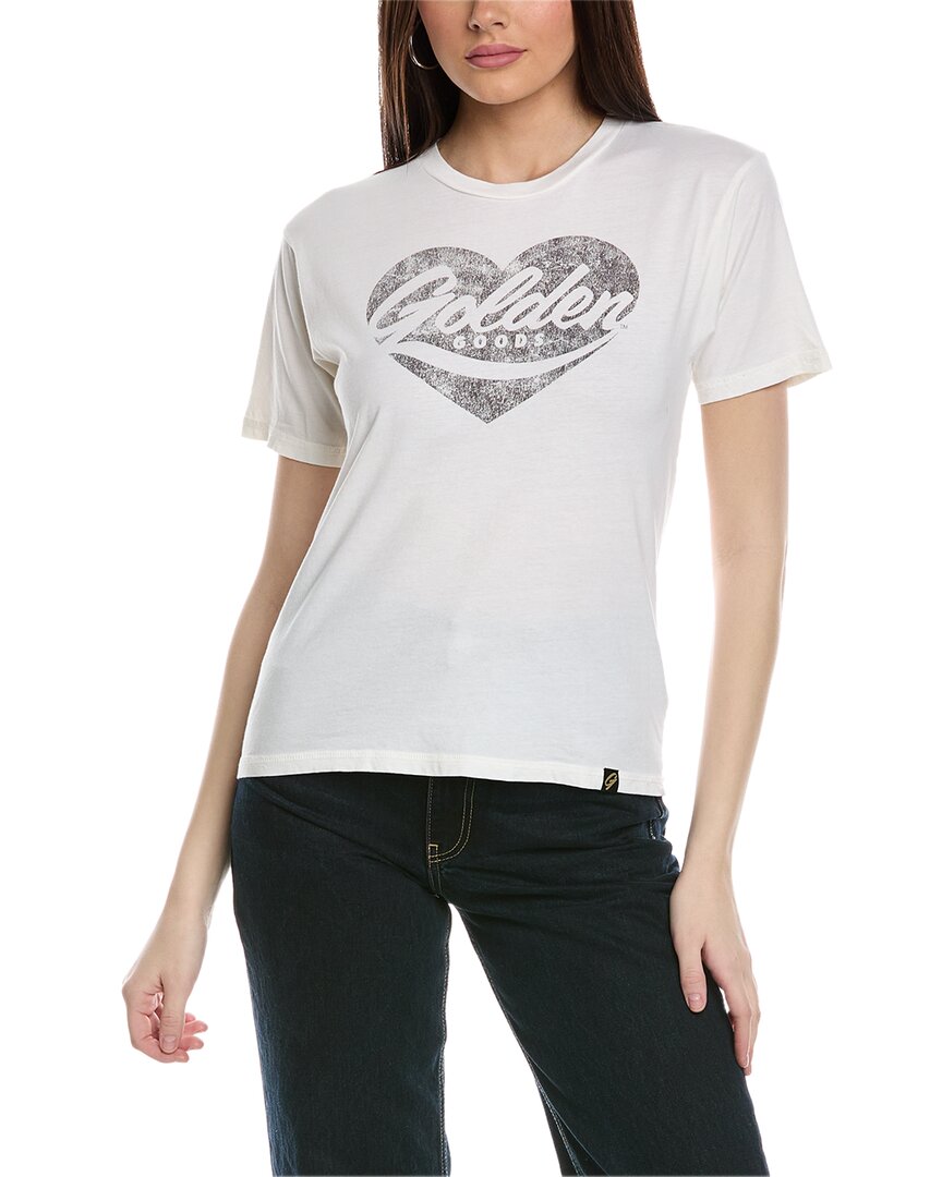 Shop Golden Goods Graphic T-shirt In White