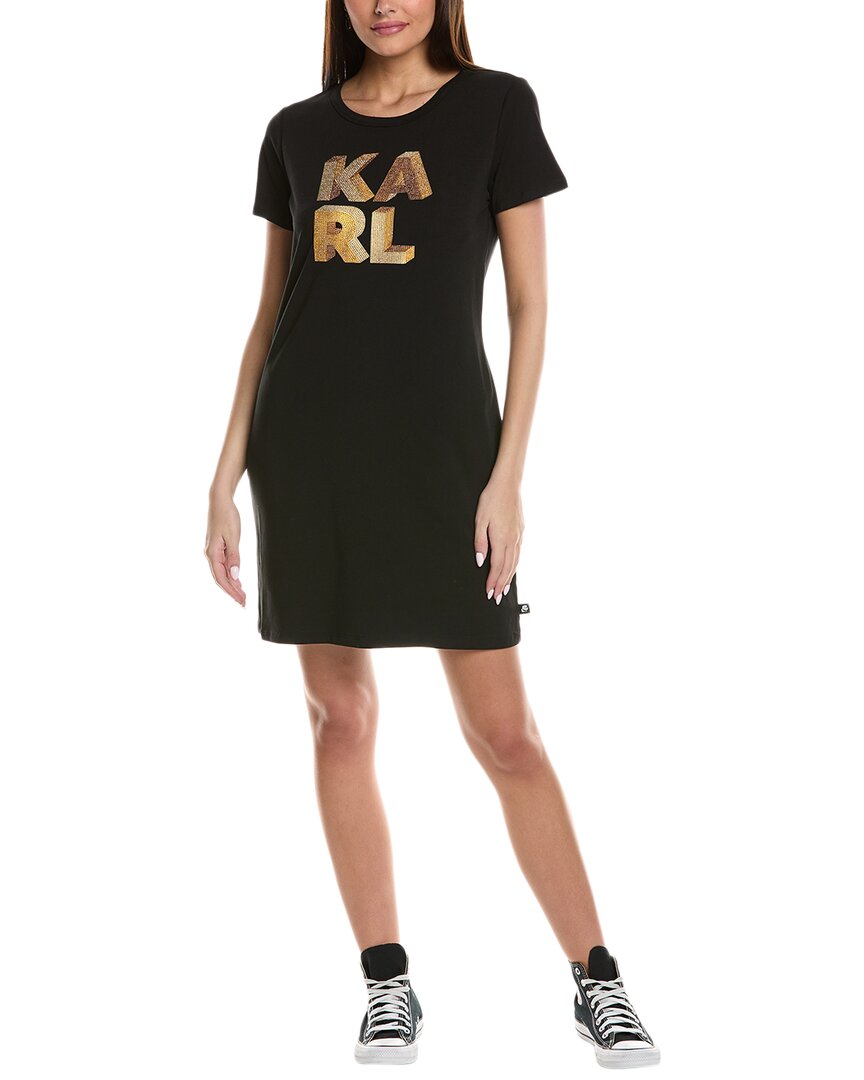 Karl Lagerfeld Karl Sequin T-shirt Dress