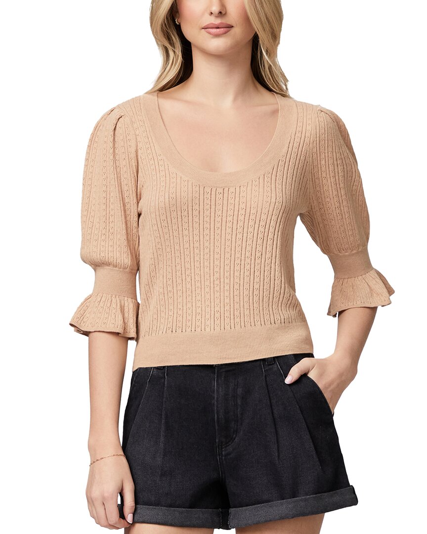 Shop Paige Magnolia Silk-blend Sweater