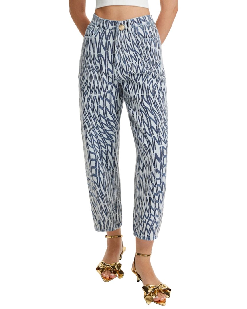 NOCTURNE NOCTURNE PRINTED MOM JEAN