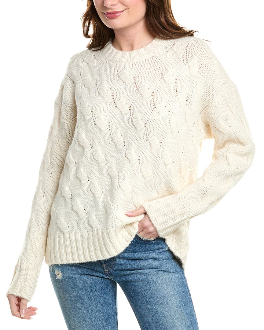 Splendid Brielle Wool-blend Sweater In White
