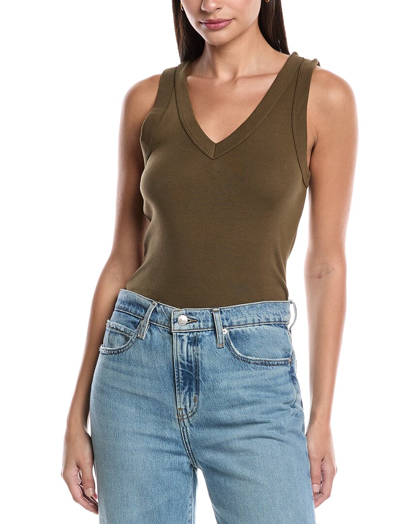 Michael Stars Maya Binding Tank In Brown