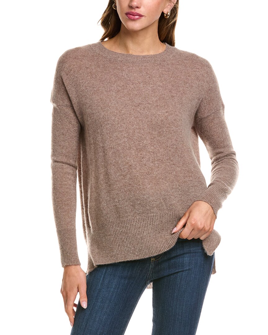 Philosophy Di Lorenzo Serafini Philosophy Oversized Crewneck Cashmere Sweater In Brown