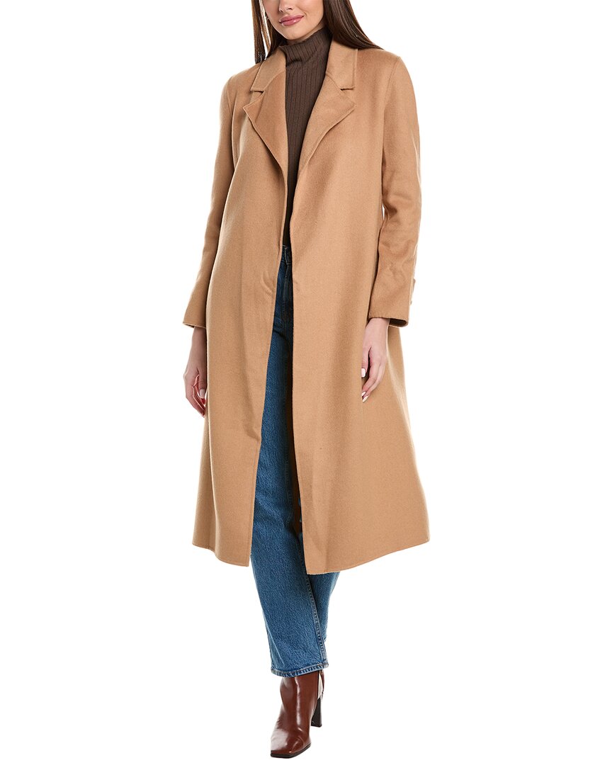 Shop Reiss Emile Wool-blend Coat In Brown