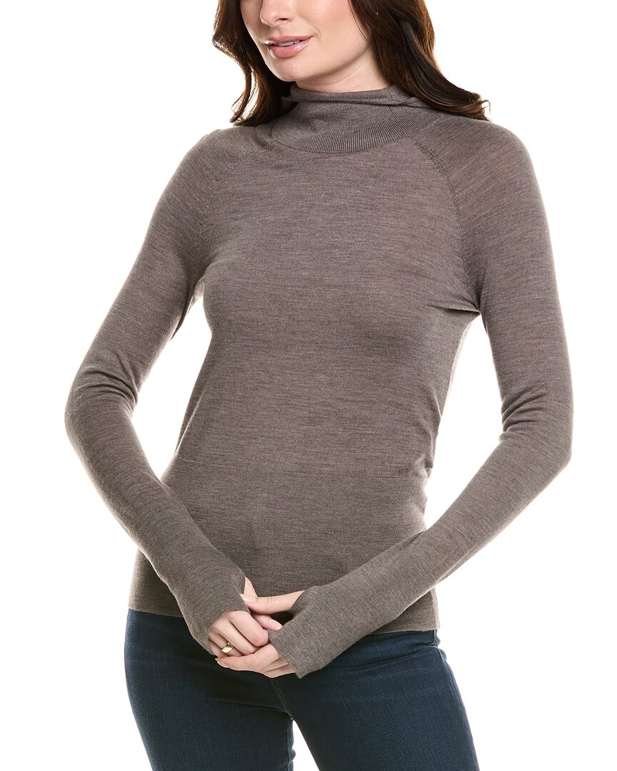 Hugo Boss Flyer Wool Sweater In Grey