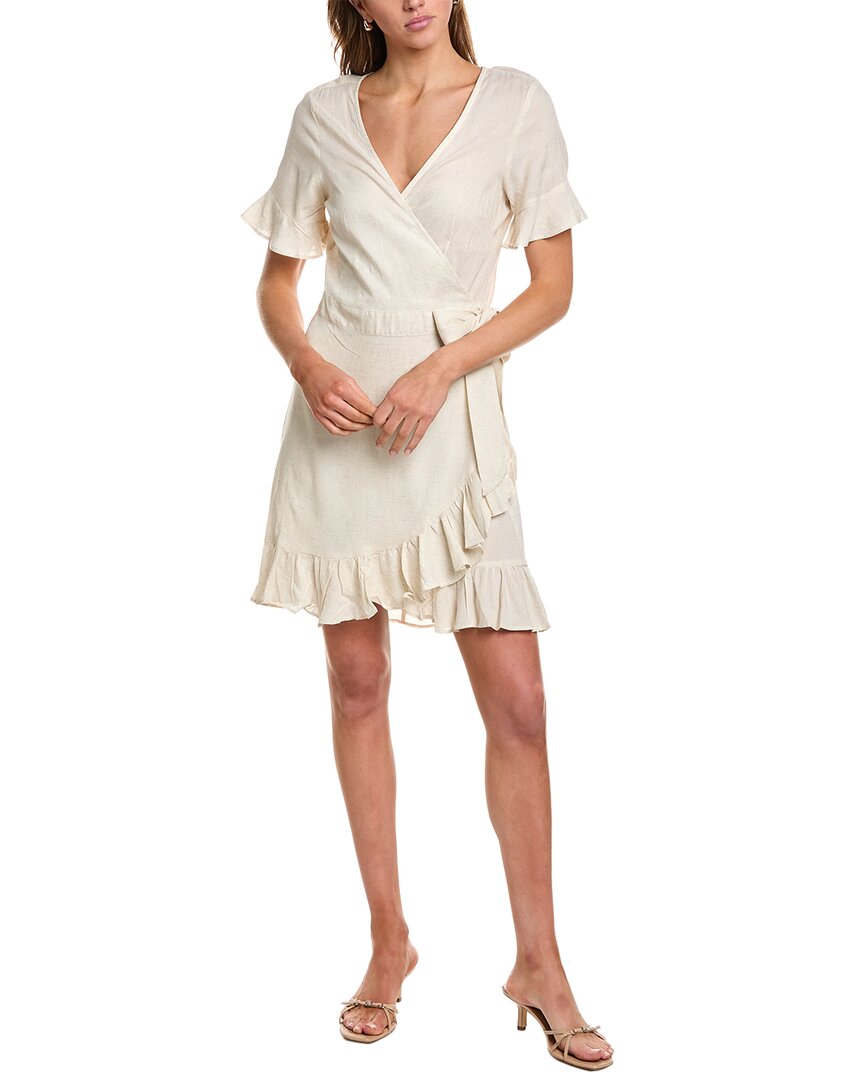 Walker & Wade Newport Linen Dress In White
