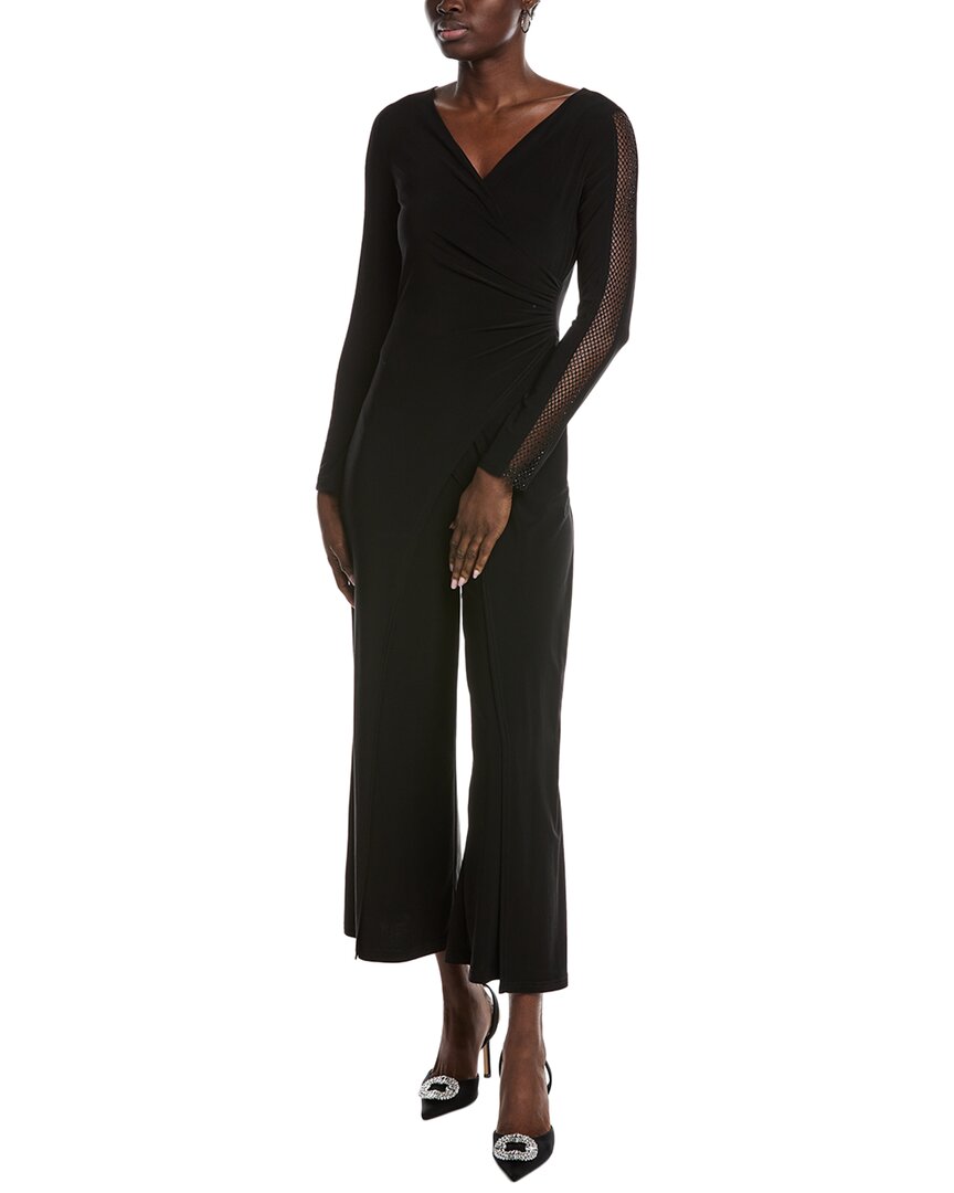 Joseph Ribkoff Scoop Neck Jumpsuit In Black In Black