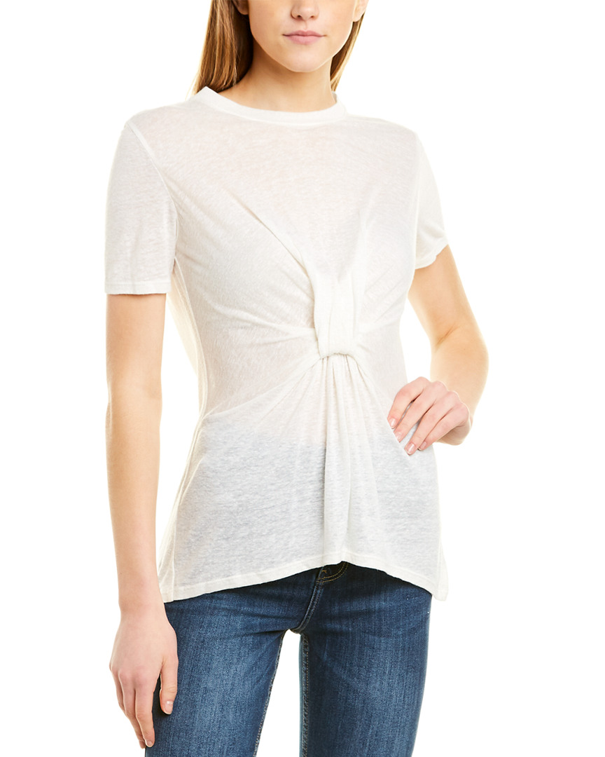 Image of Bailey Neo-Classic Linen-Blend T-Shirt