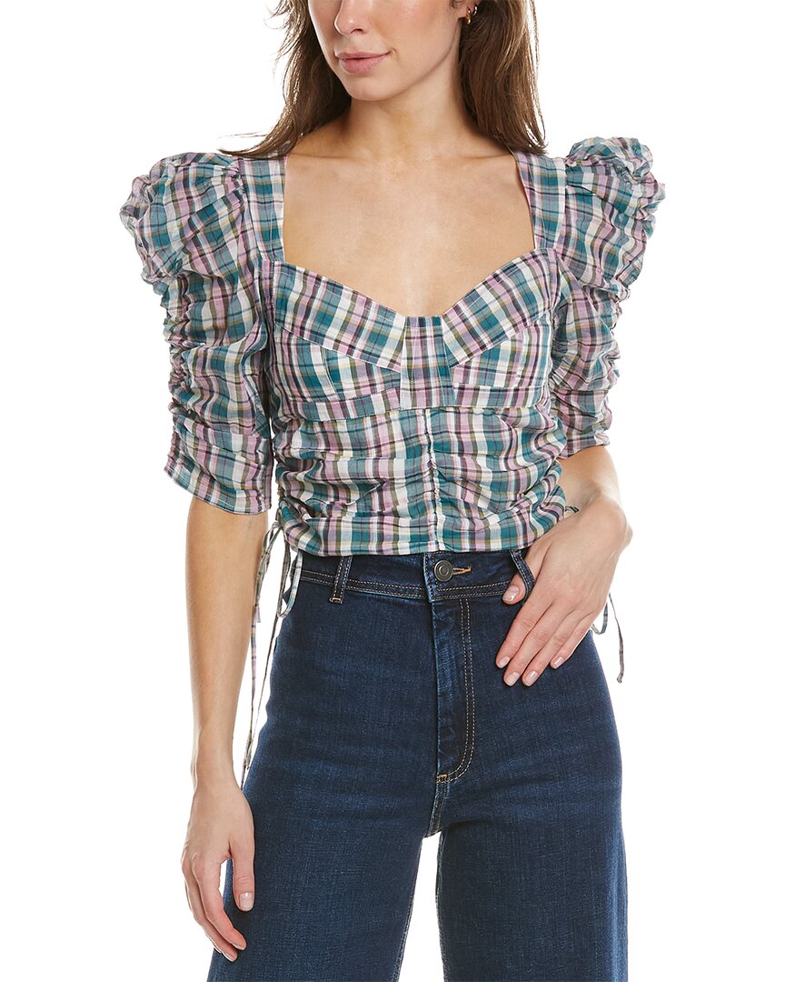 Isabel Marant Étoile Galaor Top In Blue