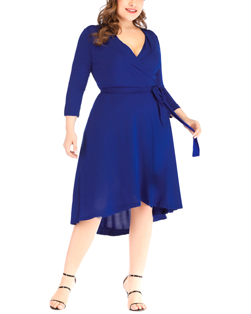 Image of Romanissa Plus Long Sleeve Dress