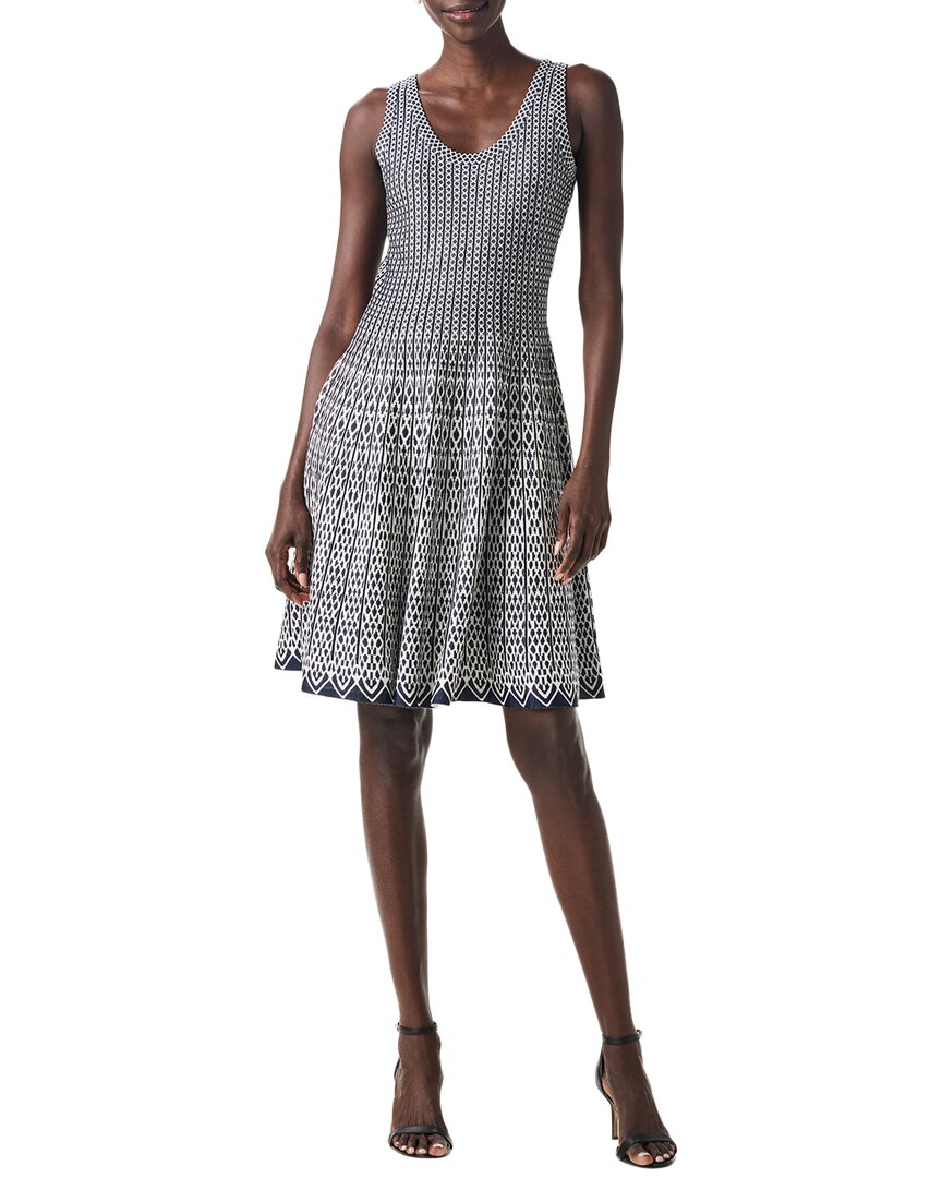 Nic + Zoe Heritage Jacquard Twirl Sweater Dress