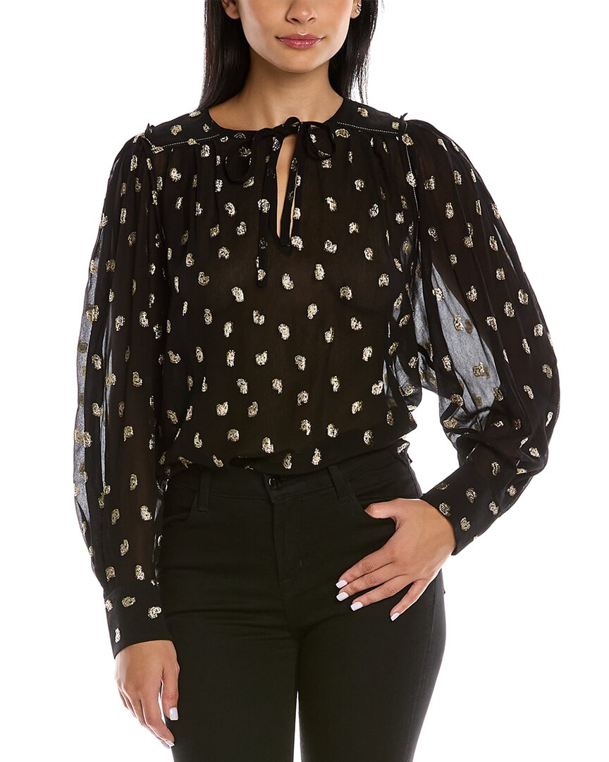 Derek Lam 10 Crosby Ellie Top In Black
