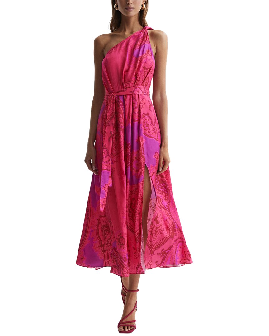Reiss Mila Dress In Pink