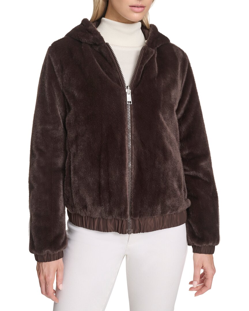 Andrew Marc Dalby Jacket In Brown