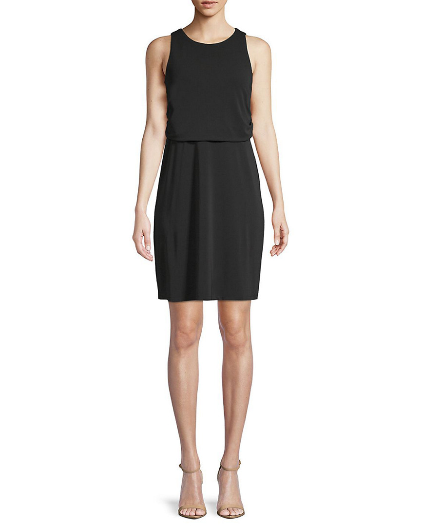 Premise Sleeveless Scoop Neck Dress In Black