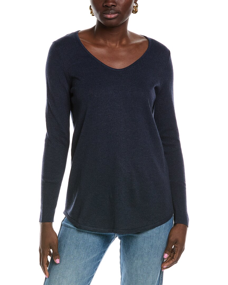 Nic + Zoe Vital Balloon Sleeve Recycled Cotton Blend Sweater