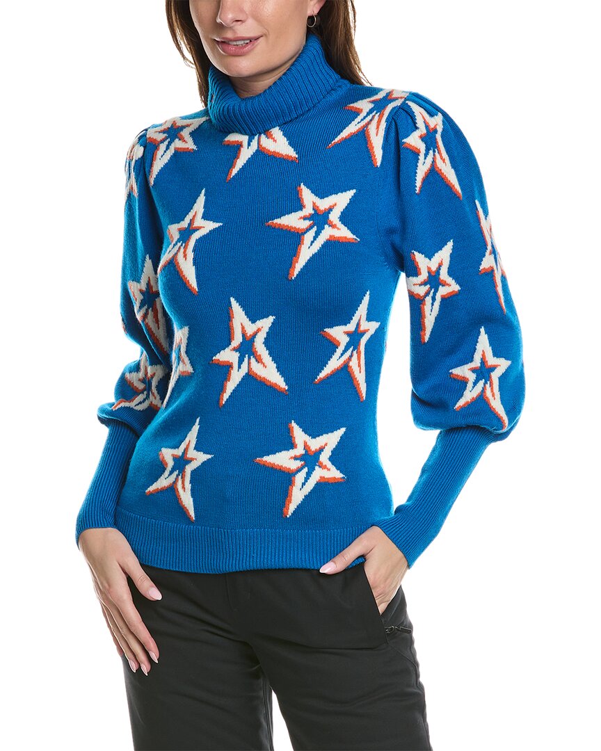 PERFECT MOMENT PERFECT MOMENT STAR DUST BALLOON SLEEVE WOOL SWEATER