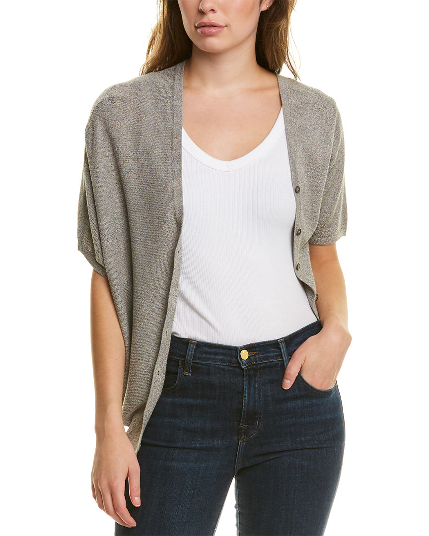 Image of TSEsay Asymmetrical Silk-Blend Cardigan