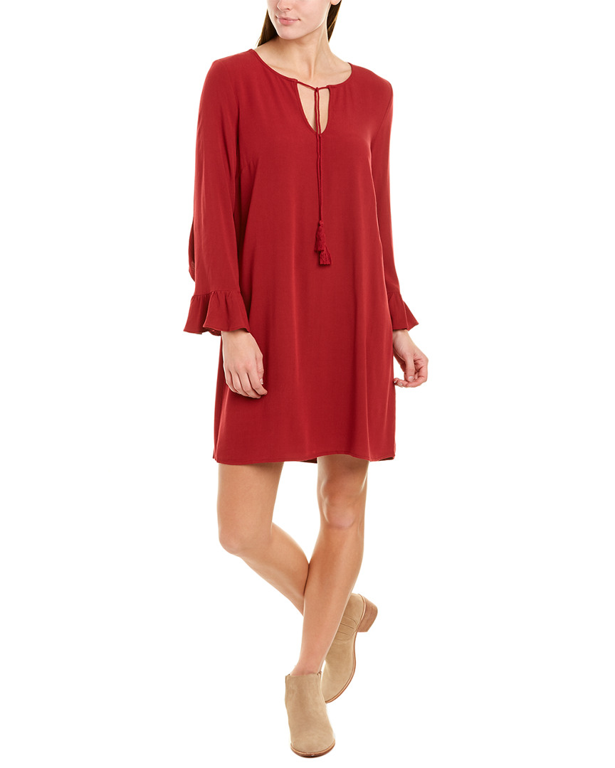 Image of Jack by BB Dakota Ruffle-Trim Shift Dress