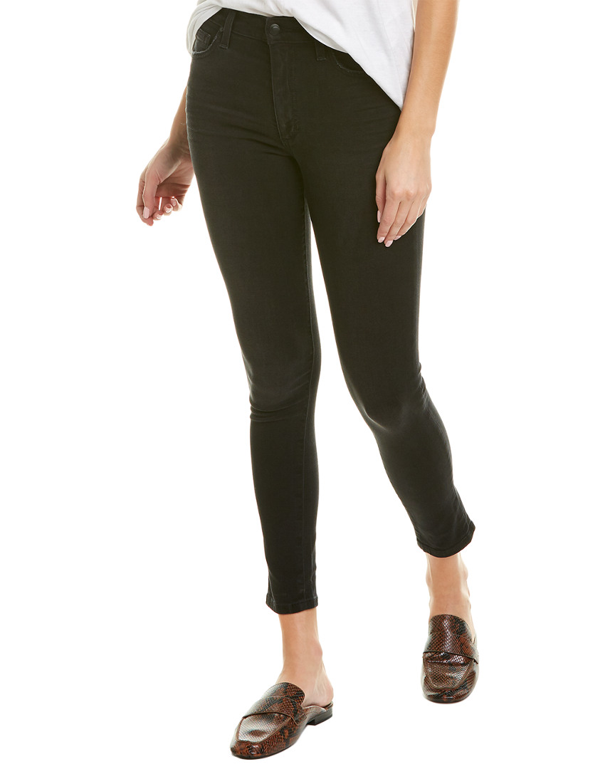 high rise black skinny pants