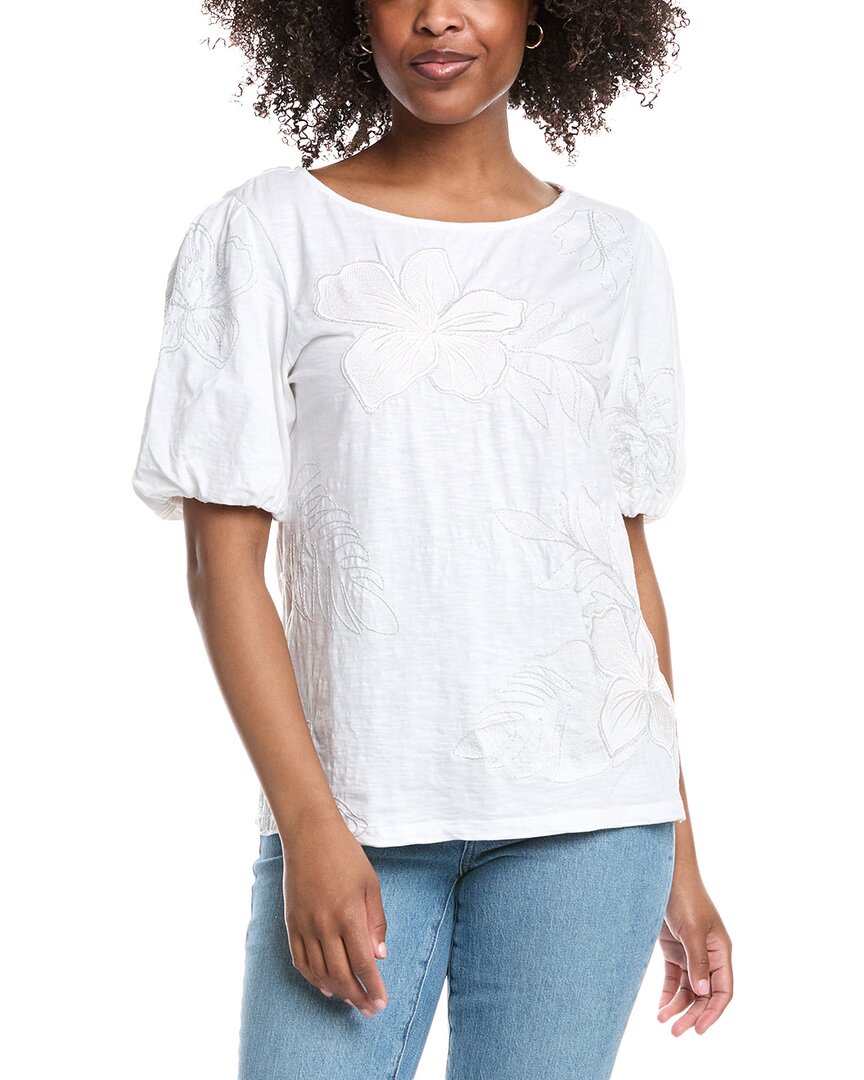 Tommy Bahama Heritage Hibiscus Lux T-shirt In White