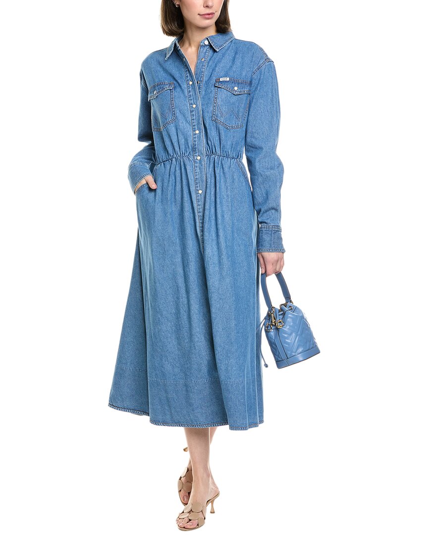 Shop Staud X Wrangler The Midi Shirtdress