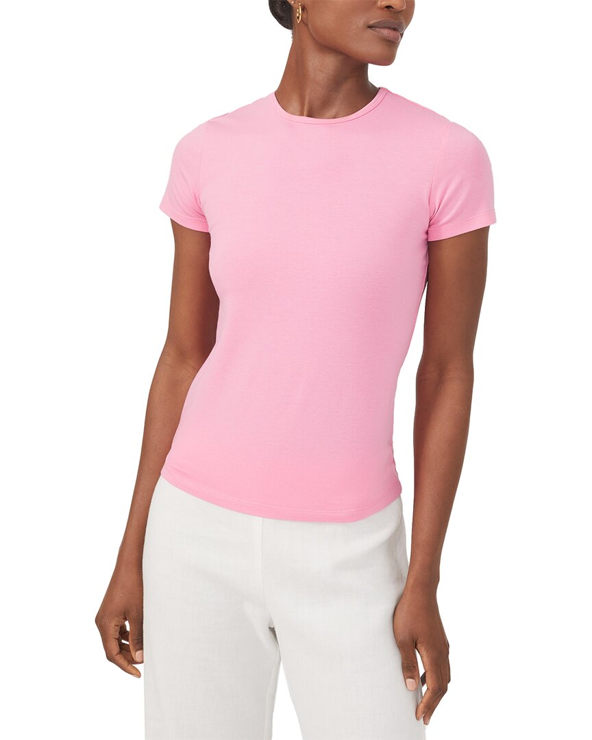 Shop J.mclaughlin Solid Allie T-shirt