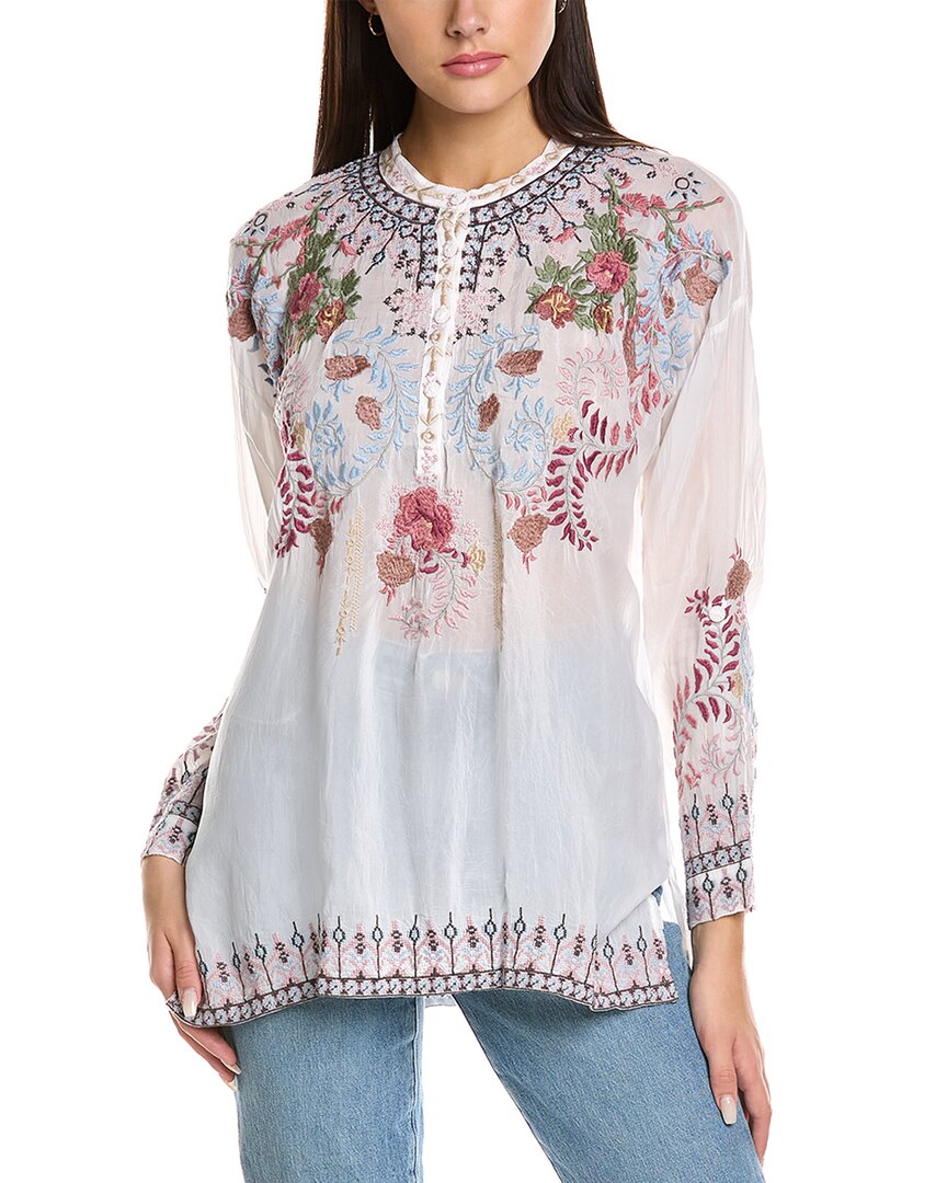 Johnny Was Sundae Tunic In White