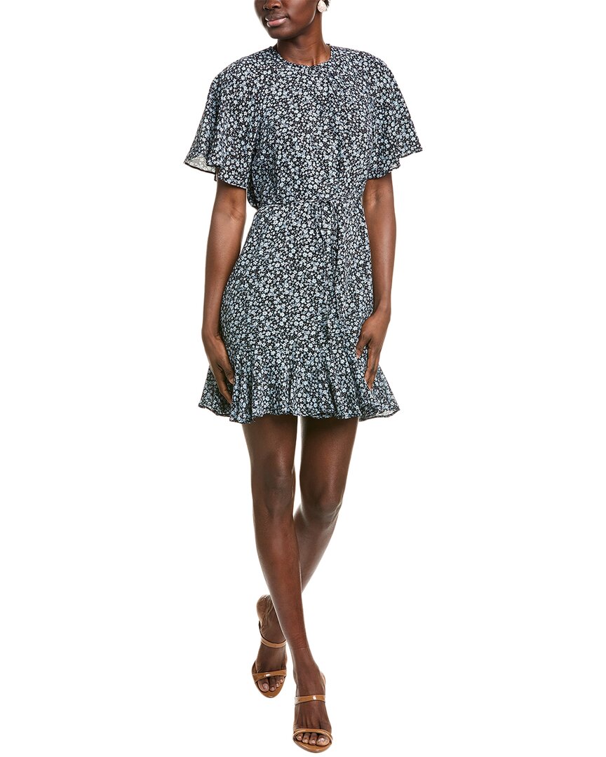 Shop Cece Raglan Fluted Hem Mini Skater Dress