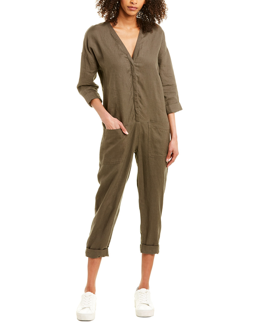 james perse linen overalls
