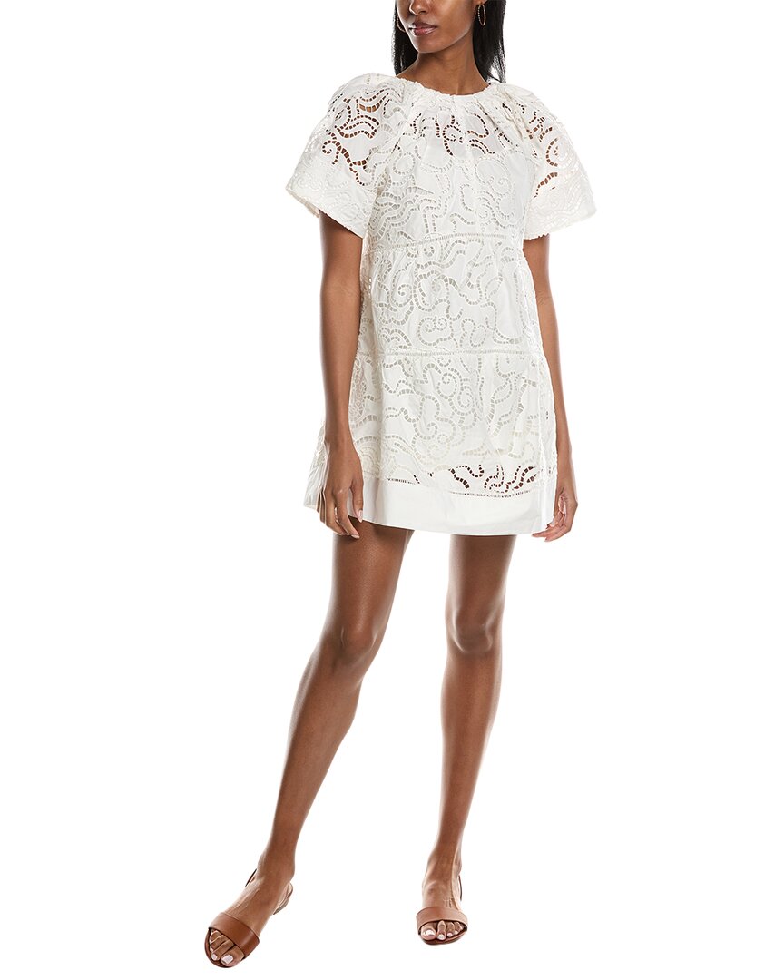 Shop A.l.c . Camila Mini Dress In White