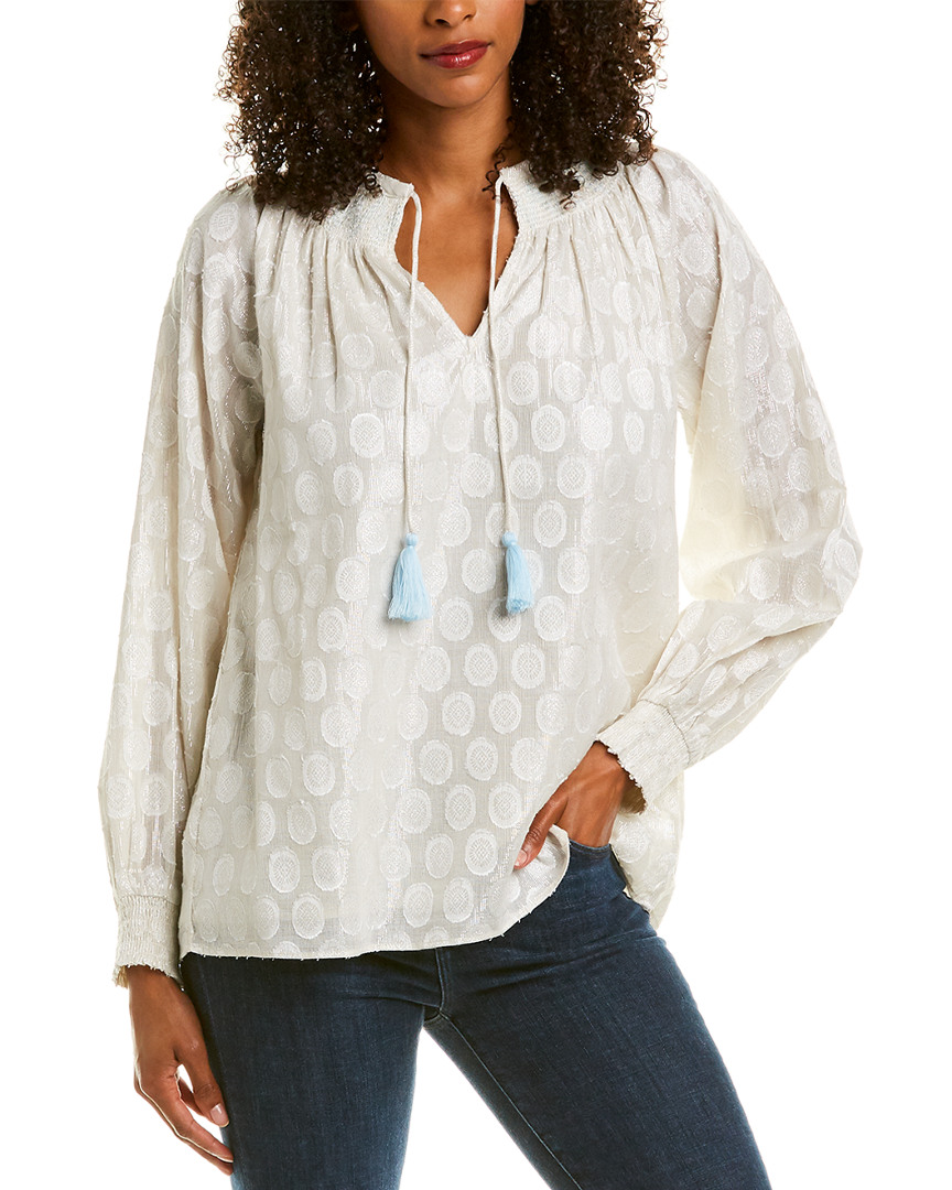 Image of Sail to Sable Smocked Tassel Top