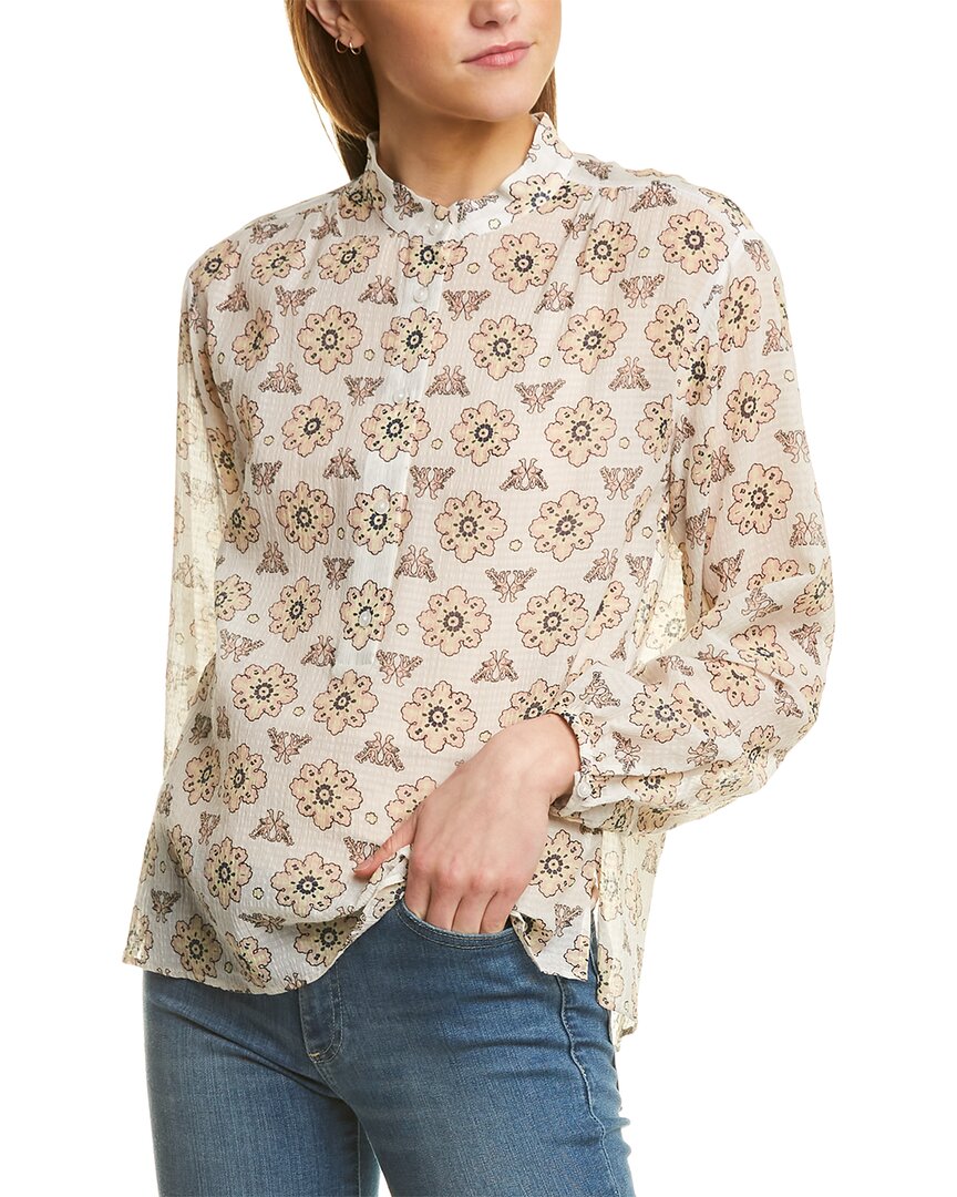 Image of A.L.C. Meghan Silk-Blend Top