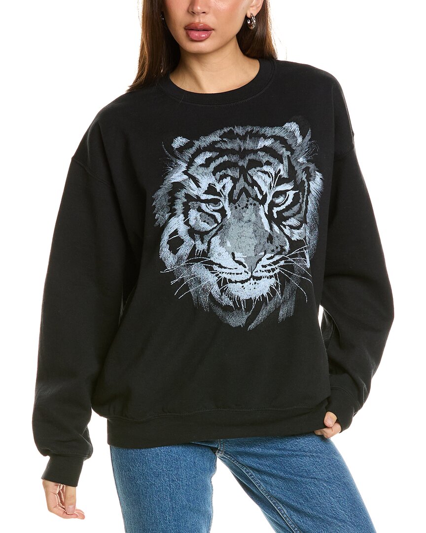 Project Social T Tiger Sweatshirt In Black