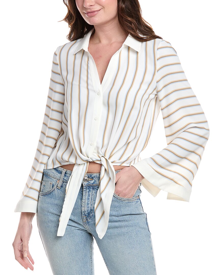 VINCE CAMUTO VINCE CAMUTO TIE FRONT BLOUSE