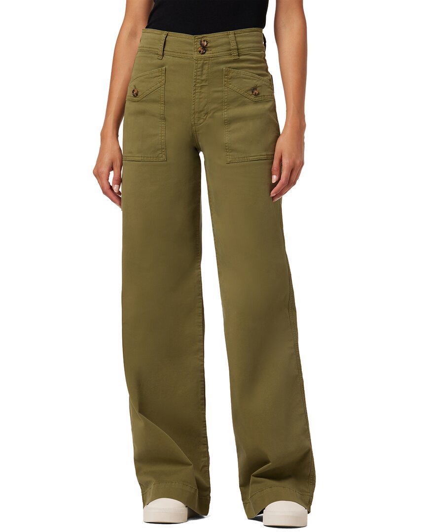 Joe's Jeans Premium Cargo Wide Leg Jeans In Burnt Olive
