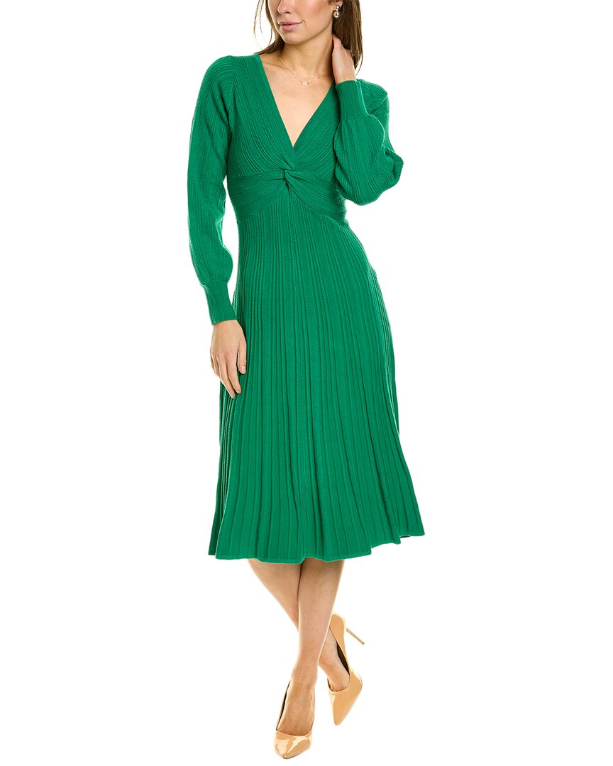 Boden Twist Front Knitted Midi Dress Highland Green Women | ModeSens