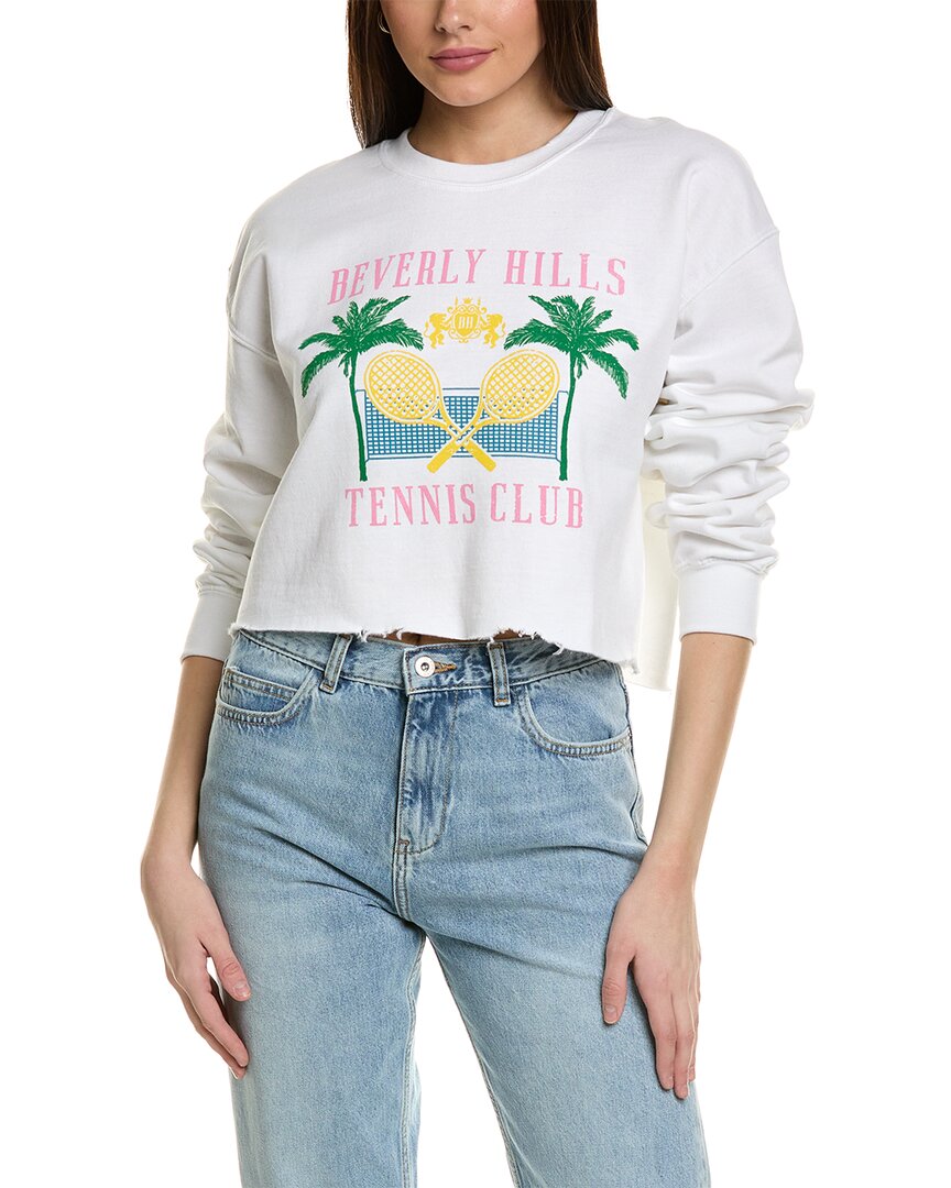 Shop Prince Peter Beverly Hills Tennis Pullover In White