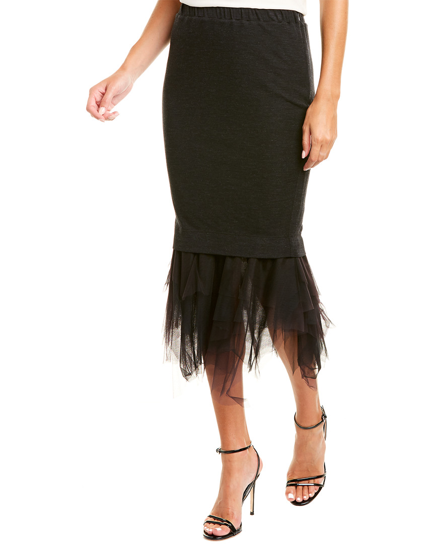 brunello cucinelli tulle skirt