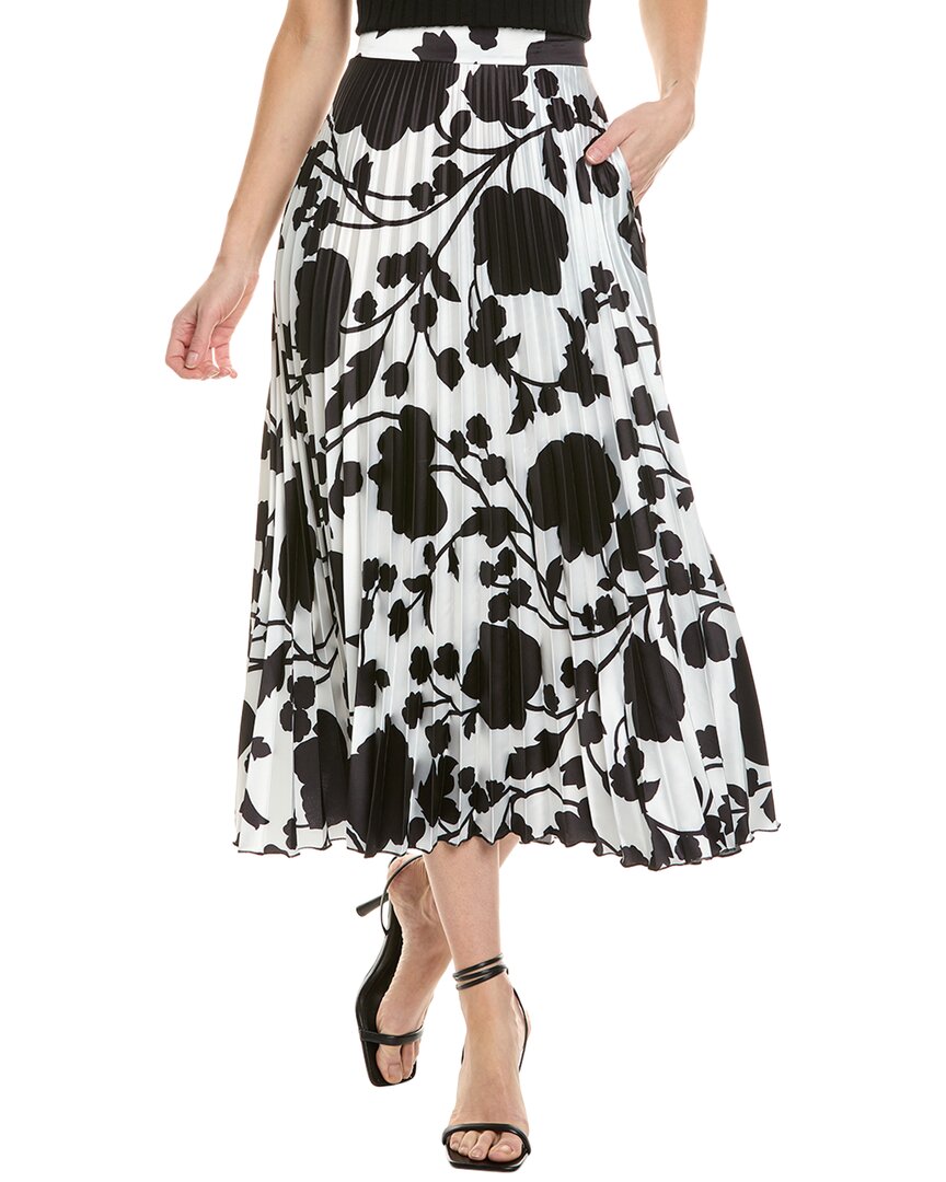 Area Stars Pleated Skirt In White