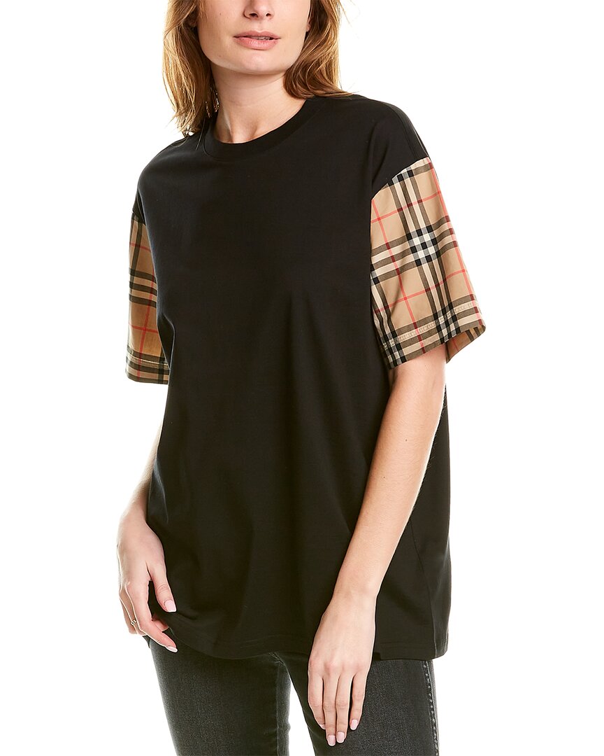 BURBERRY VINTAGE CHECK OVERSIZED T-SHIRT