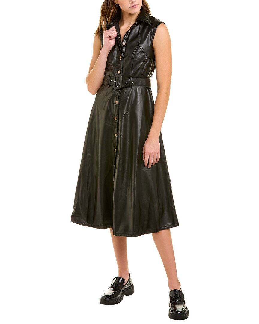 Shop Beulah Midi Dress In Black