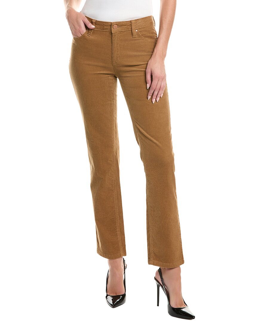 Jones New York Lexington Corduroy Straight Pant In Brown