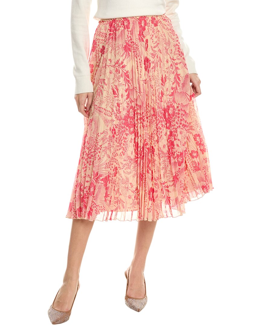 Красная юбка Valentino Женская розовая 38
