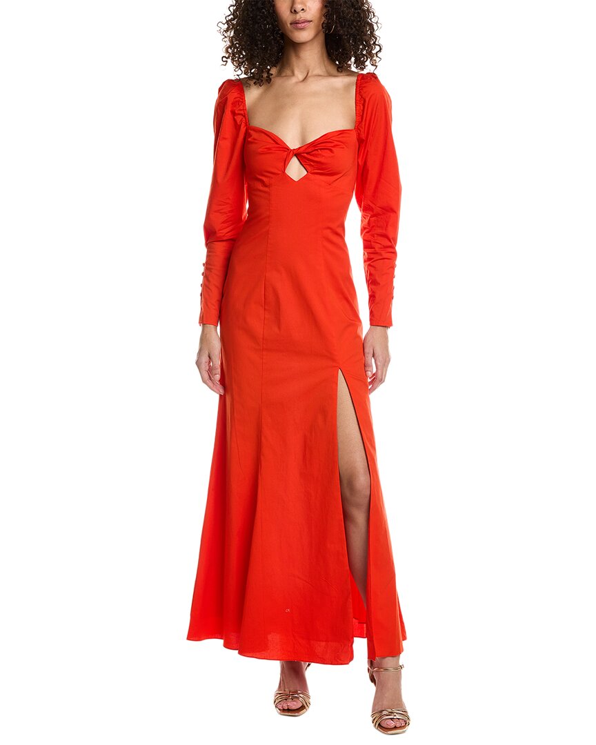 Shop Staud Josephine Dress In Red