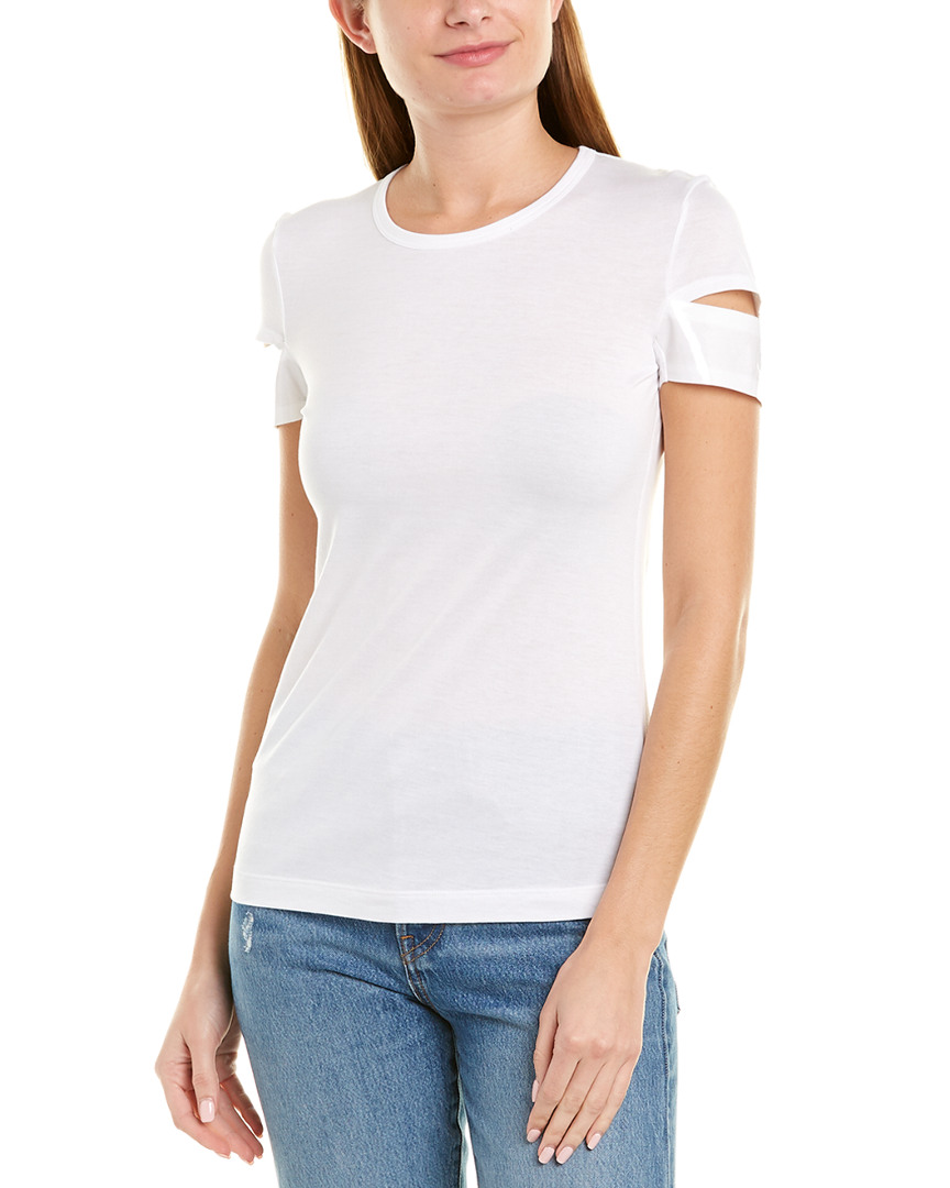 Image of Helmut Lang Shiny Cuff T-Shirt