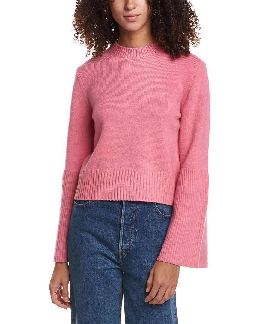 Shop A.l.c . Clover Wool-blend Sweater In Pink