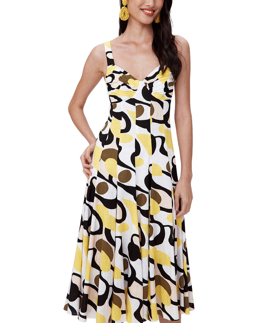 Diane Von Furstenberg Beth Linen-blend Dress